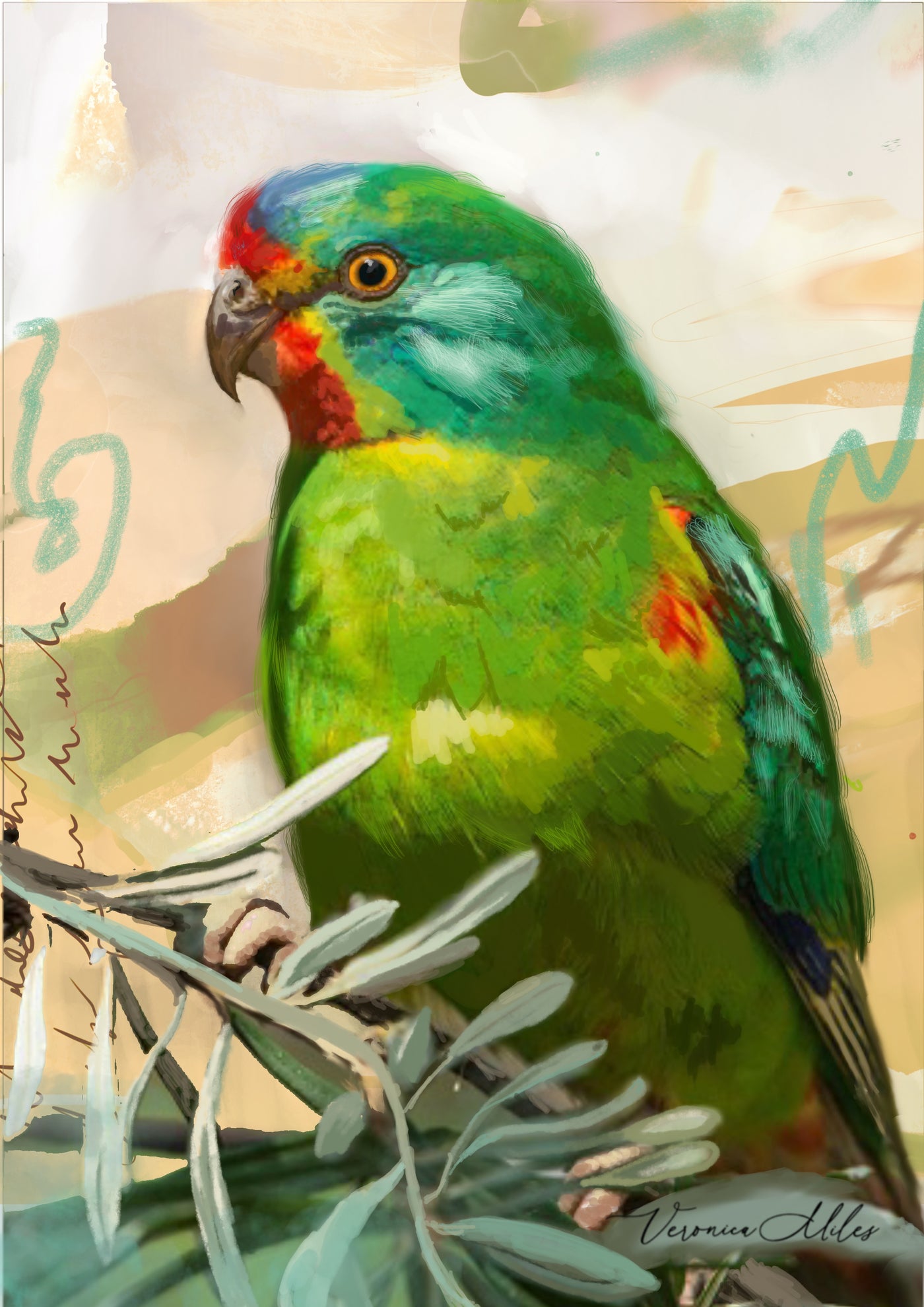 Card - Endangered Swift Parrot