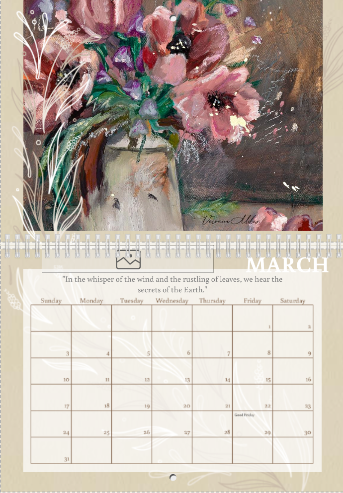 Frame Worthy Inspirational Calendar