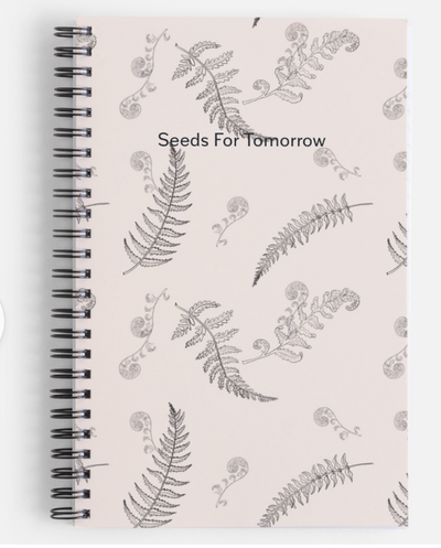 Notebook - Seeds for tomorrow (fern leaves)