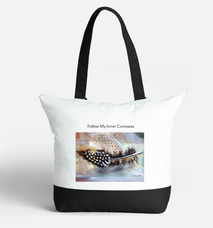 Tote Bag - Inner Compass Feather